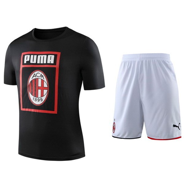 Entrenamiento Conjunto Completo AC Milan 2019/20 Negro Blanco